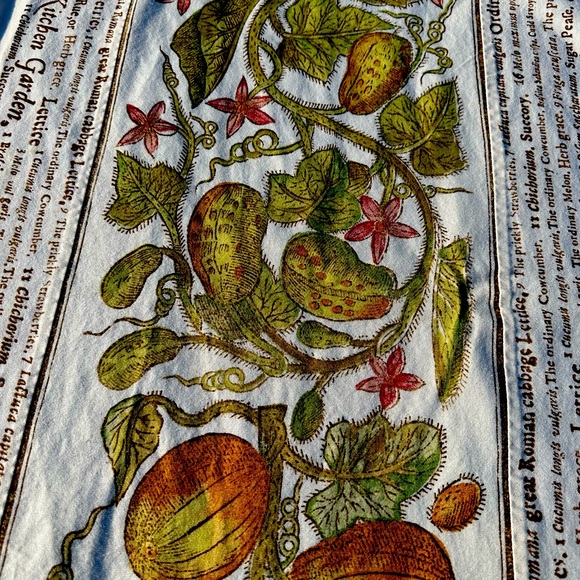 Pottery Barn 19” x 84” table runner fall autumn garden - Picture 1 of 5